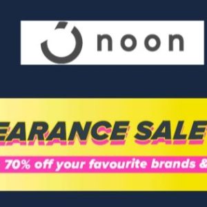 Noon Clearance Sale| Up to 70% off